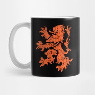 Dutch Lion Rampant, Distressed Mug